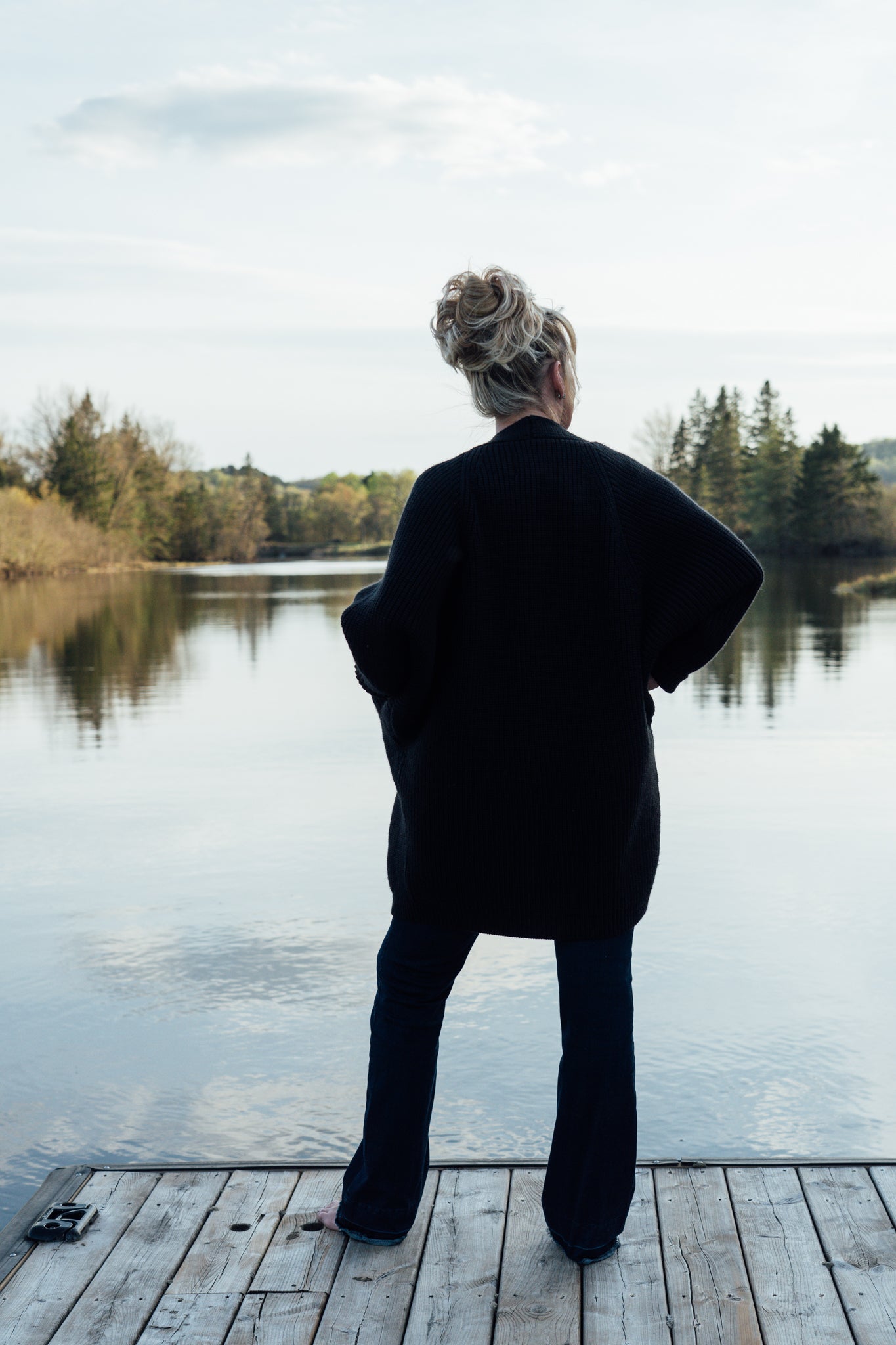 Black Elora Cardigan