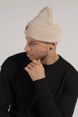 Beige Longford Ribbed Toque - Hats - Wolfe Co. Apparel and Goods