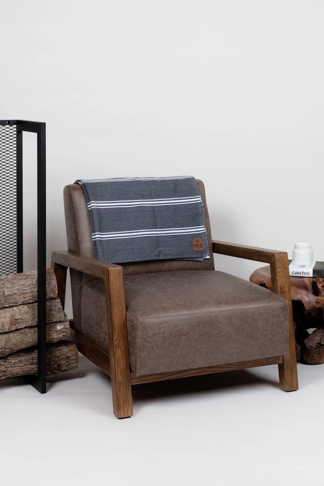 Charcoal Drummond Blanket - Blankets - Wolfe Co. Apparel and Goods