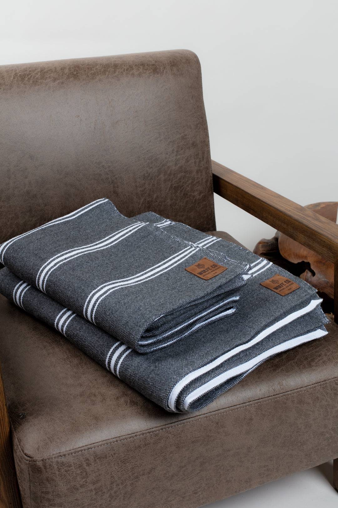 Charcoal Drummond Blanket - Blankets - Wolfe Co. Apparel and Goods
