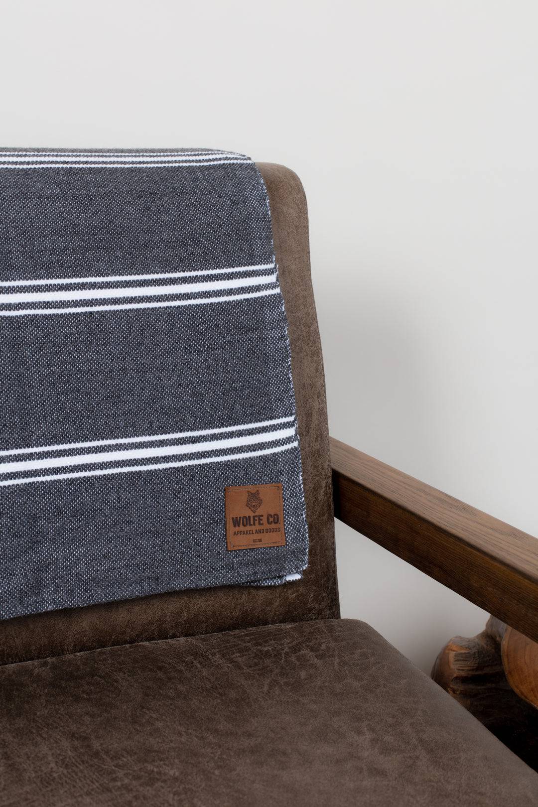 Charcoal Drummond Blanket - Blankets - Wolfe Co. Apparel and Goods