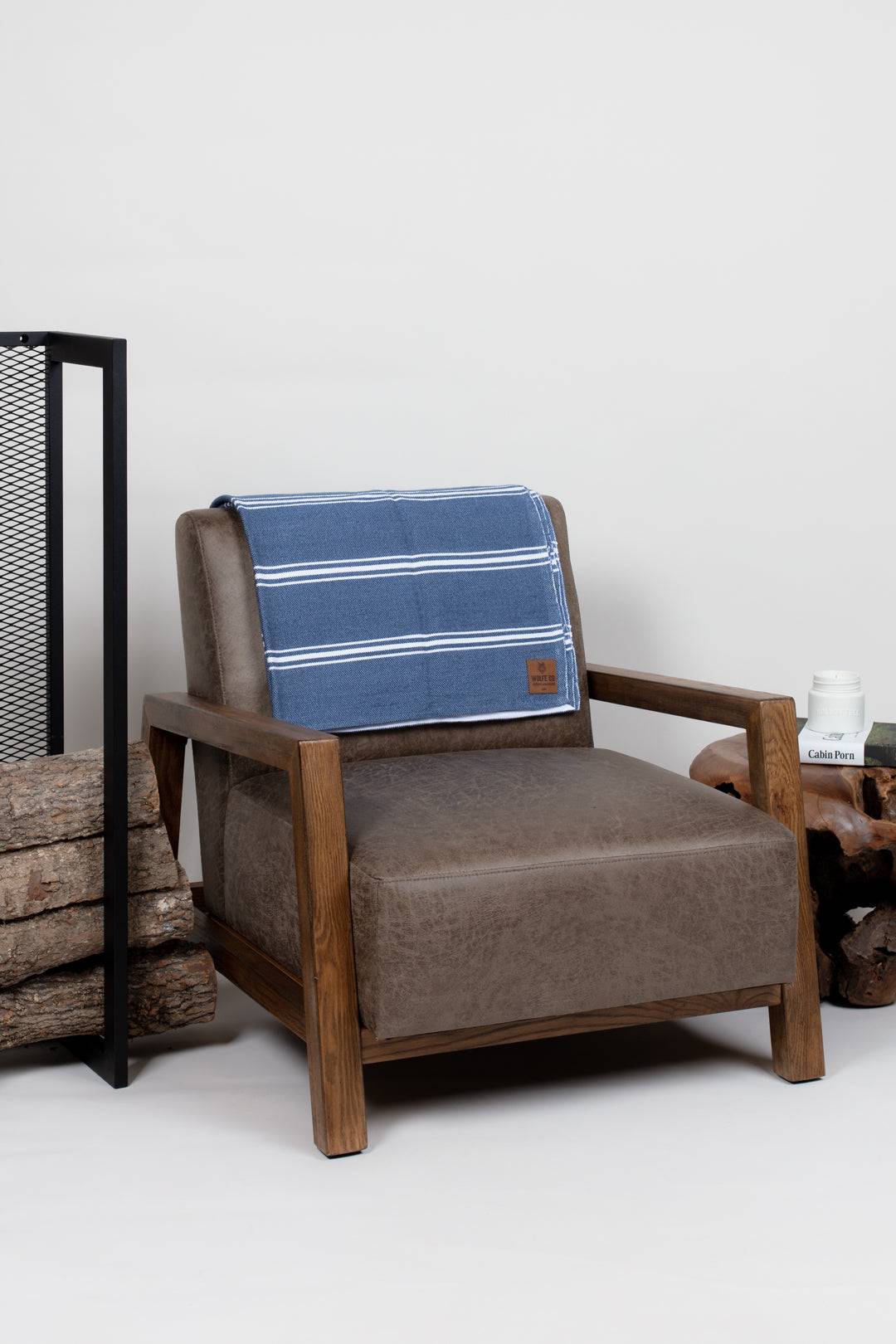 Navy Drummond Blanket - Blankets - Wolfe Co. Apparel and Goods