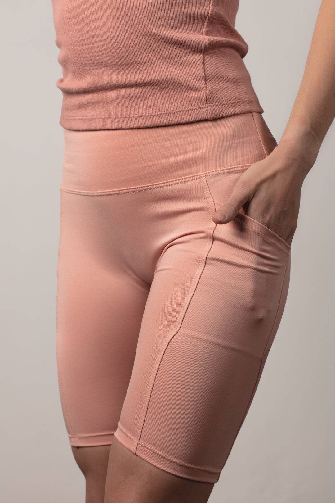 Thalia Blush Bike Short - Bottoms - Wolfe Co. Apparel and Goods