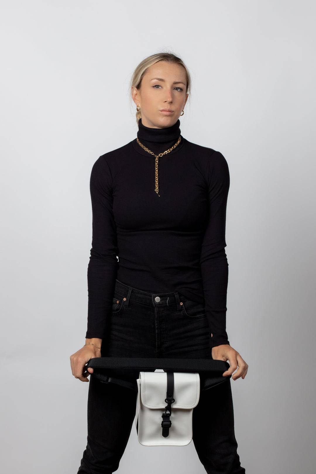 Ribbed Black Turtleneck - Tops - Wolfe Co. Apparel and Goods