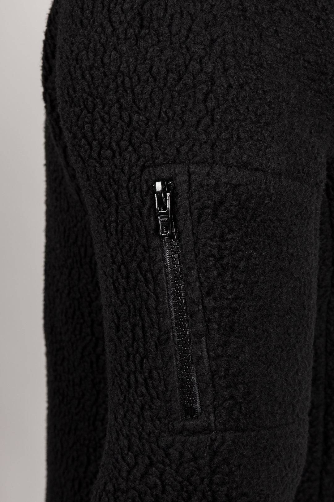 Black Kitimat Men's Half Zip - Tops - Wolfe Co. Apparel and Goods