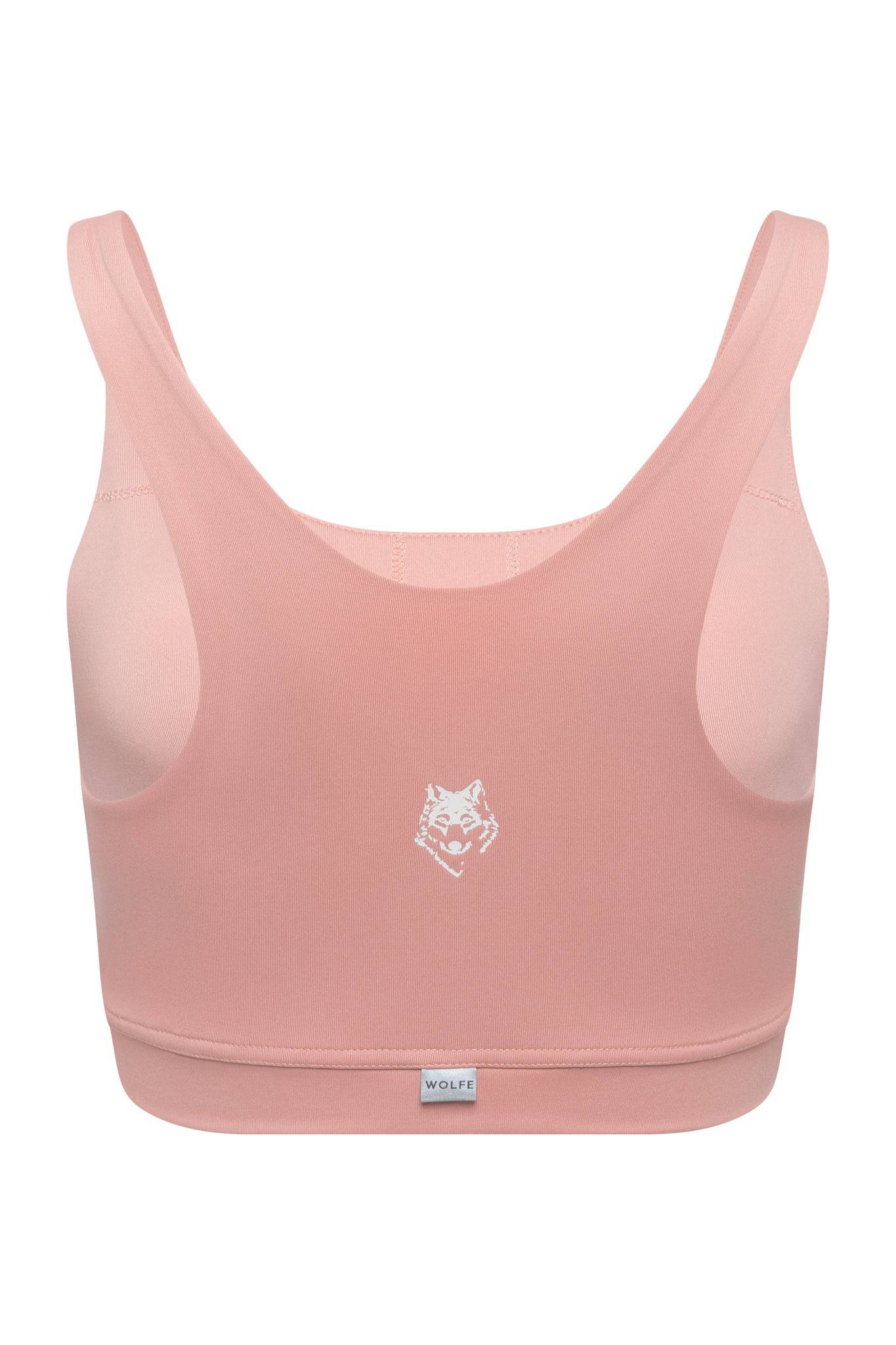 Thalia Blush Sports Bra - Tops - Wolfe Co. Apparel and Goods