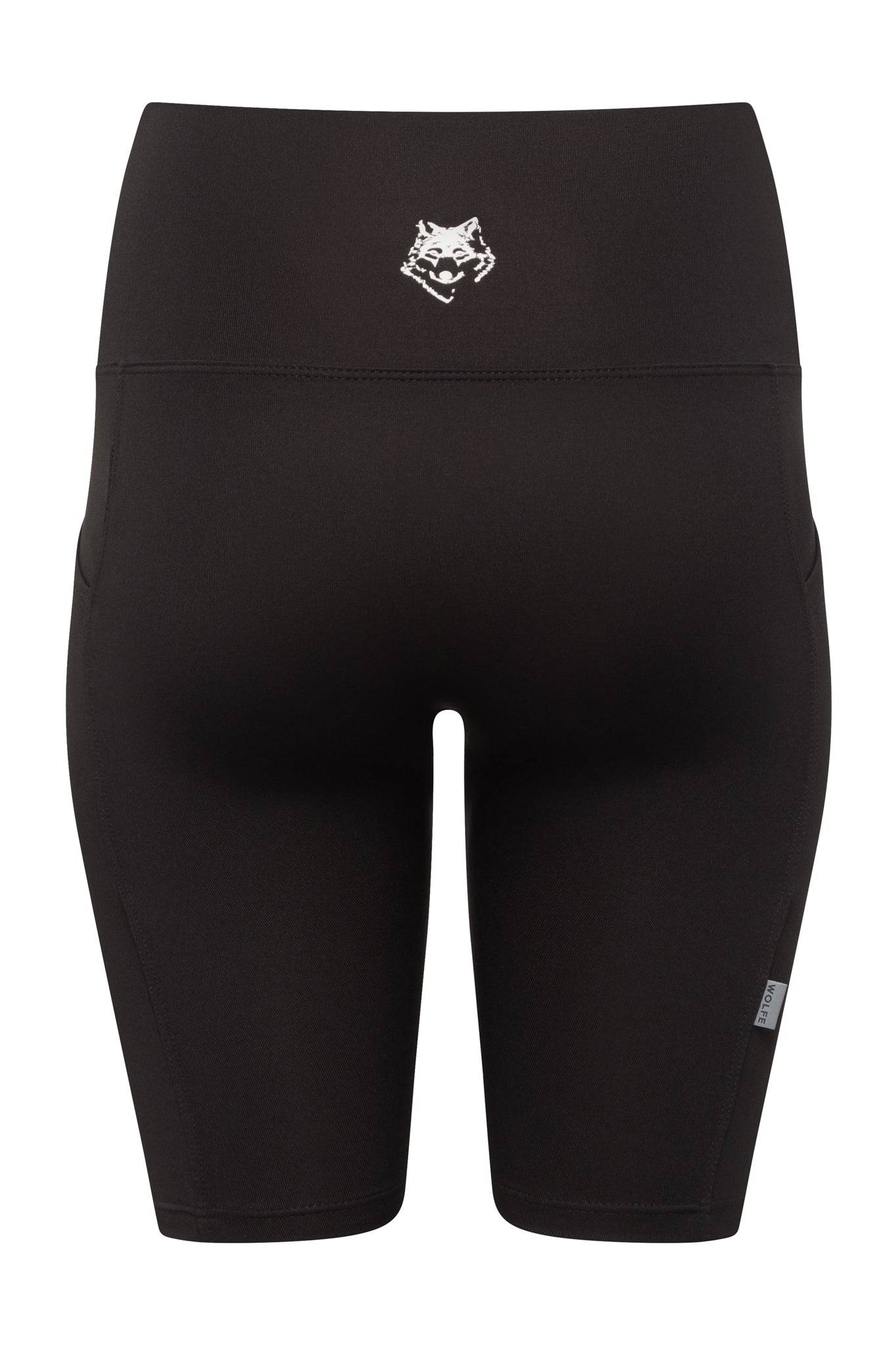 Thalia Black Bike Short - Bottoms - Wolfe Co. Apparel and Goods