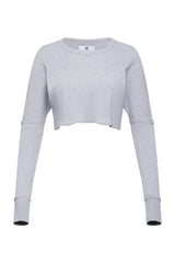 Grey Beverley Cropped Knit - Tops - Wolfe Co. Apparel and Goods