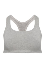 Grey Paisley Lounge Bra - Tops - Wolfe Co. Apparel and Goods