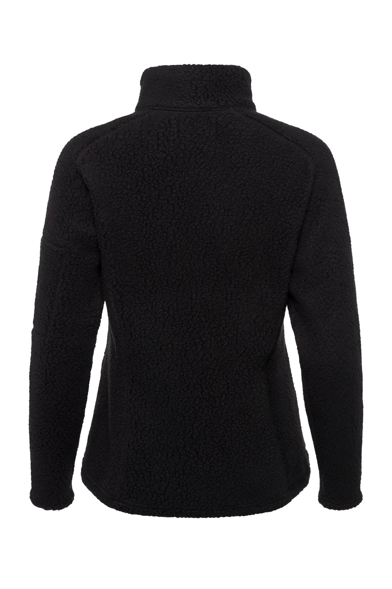 Black Kitimat Women's Half Zip - Tops - Wolfe Co. Apparel and Goods