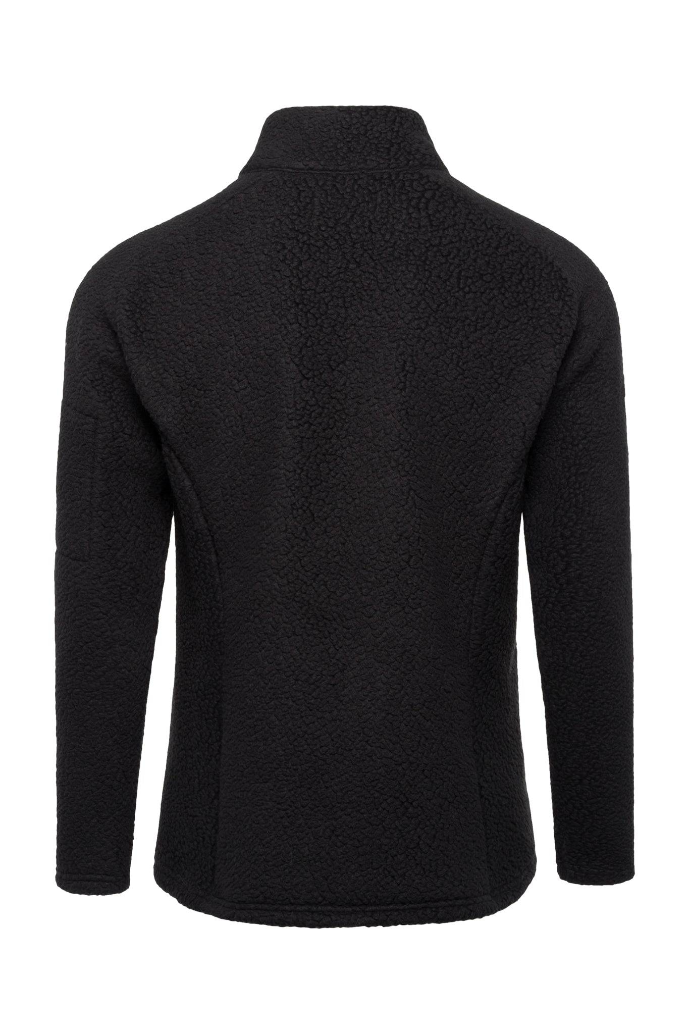 Black Kitimat Men's Half Zip - Tops - Wolfe Co. Apparel and Goods