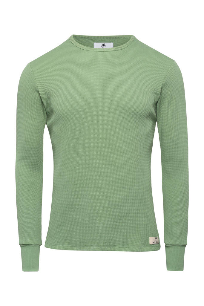 Mint Straight Hem Waffle Knit - Tops - Wolfe Co. Apparel and Goods