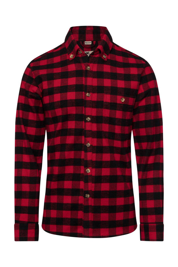 Plaid Flannel Shirt - Tops - Wolfe Co. Apparel and Goods