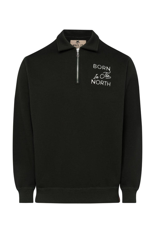 Forest Born in the North Quarter Zip - Tops - Wolfe Co. Apparel and Goods