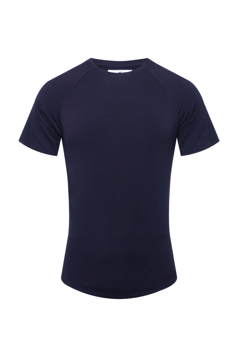 Navy Huxley T-Shirt - Tops - Wolfe Co. Apparel and Goods