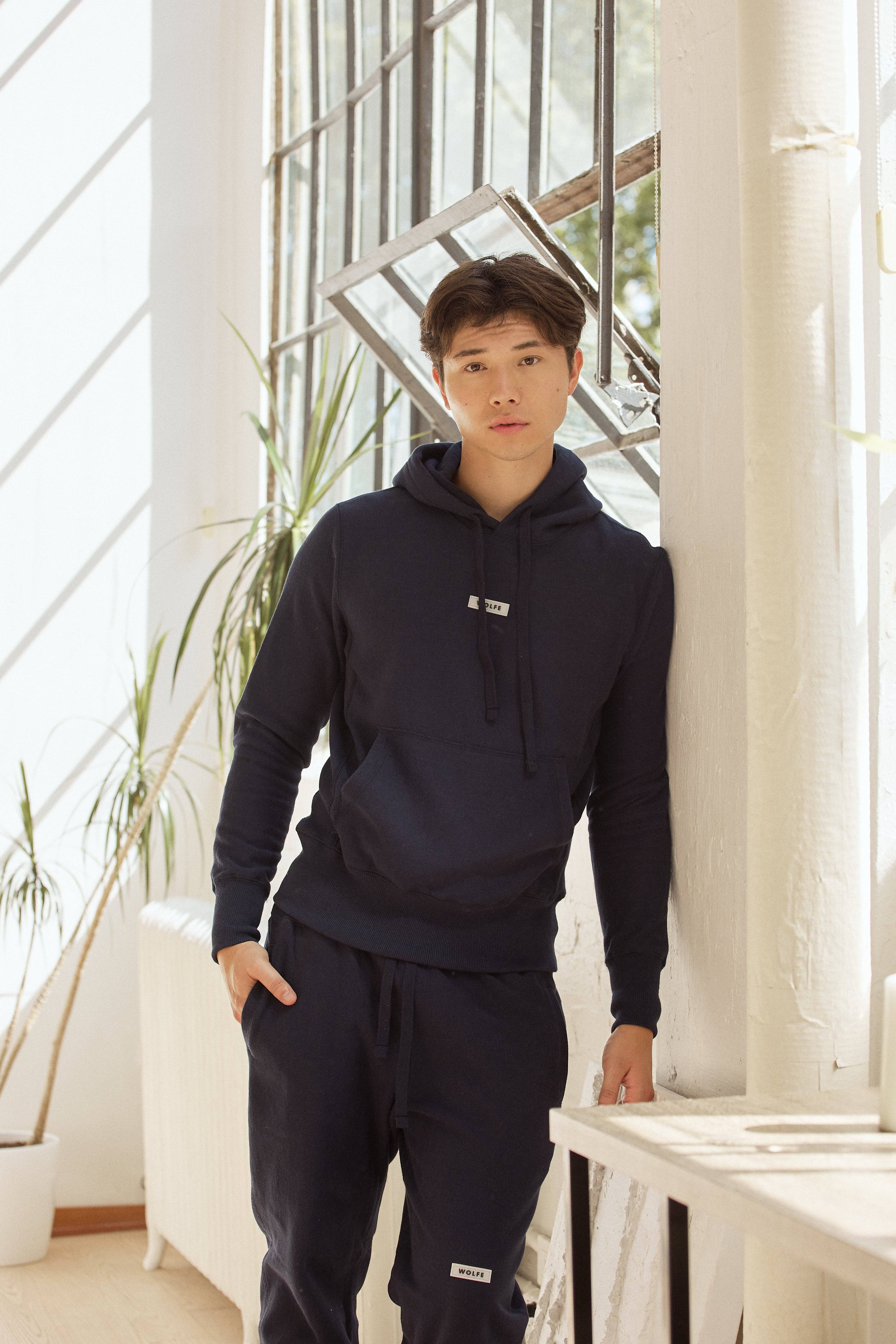 Navy Brooks Pullover - Tops - Wolfe Co. Apparel and Goods