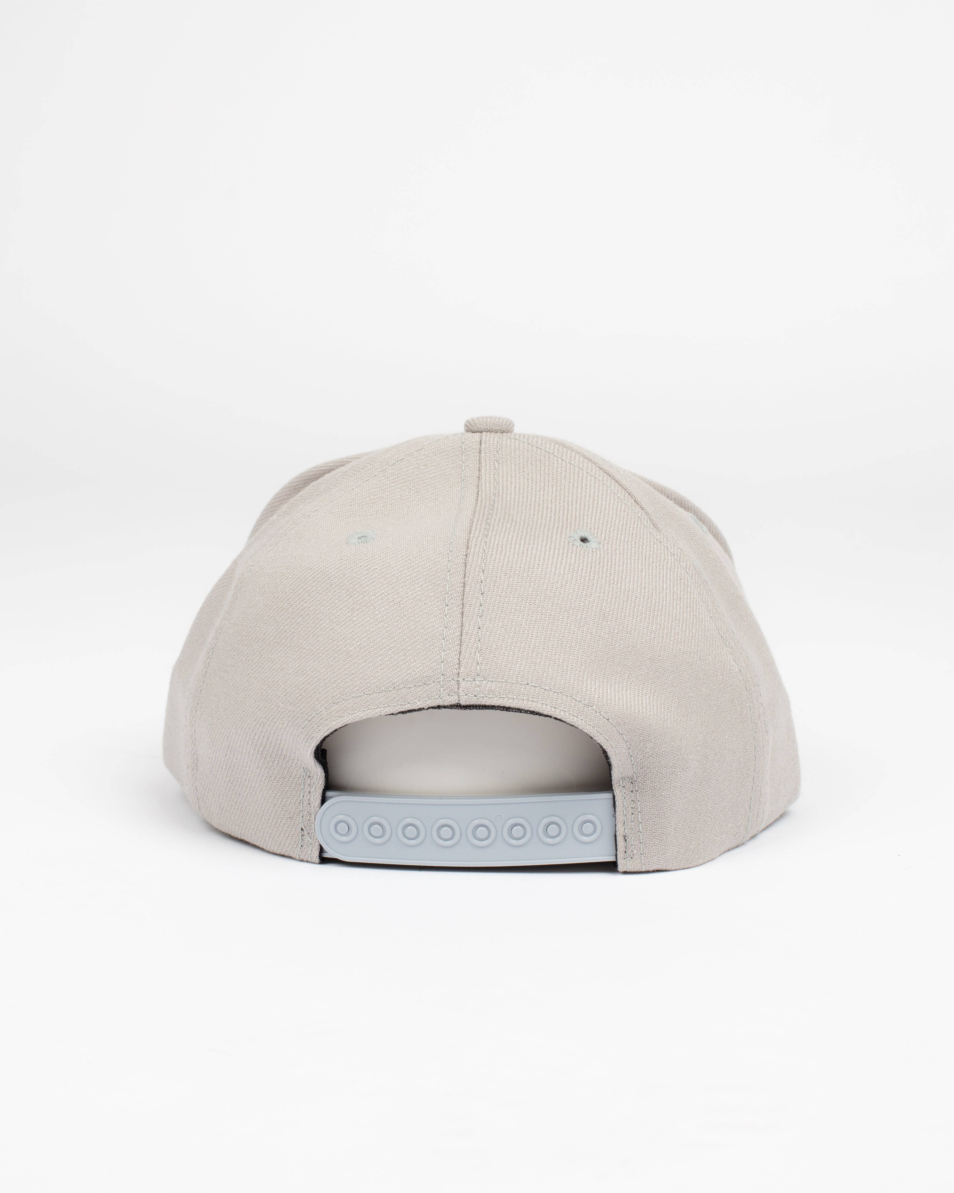 Varsity Snap Back Grey - Hats - Wolfe Co. Apparel and Goods