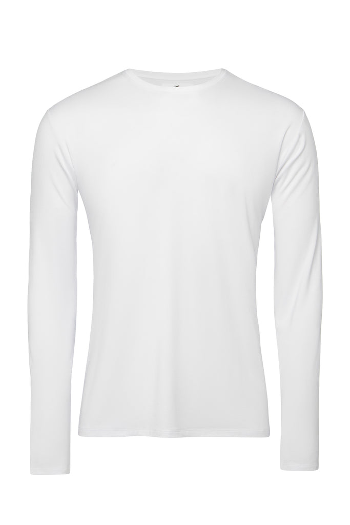 White Long Sleeve Huxley - Tops - Wolfe Co. Apparel and Goods