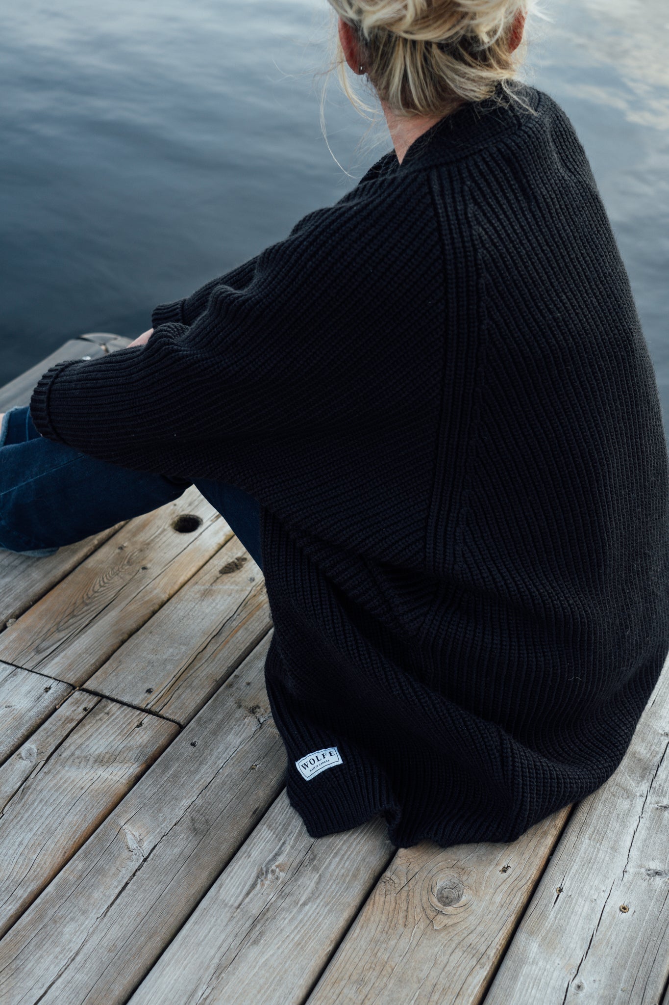 Black Elora Cardigan