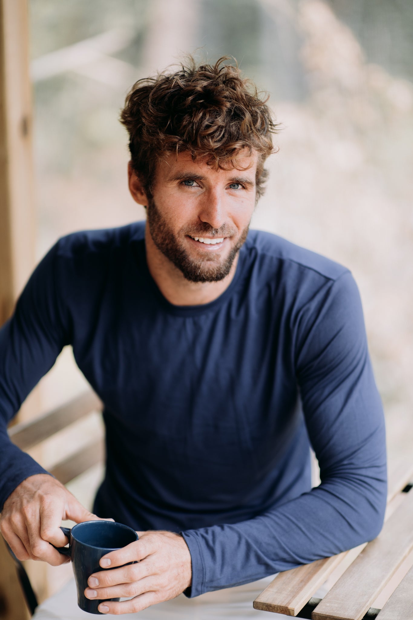 Navy Long Sleeve Huxley