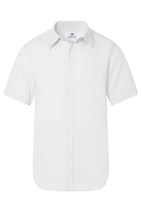 Men's White Short Sleeve Linen Shirt