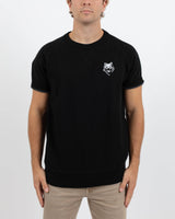 Heritage Black Crewneck - Tops - Wolfe Co. Apparel and Goods