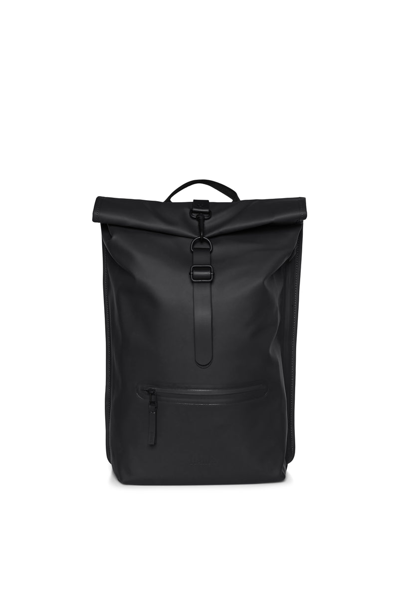 Black Rolltop Rucksack - Bag - Wolfe Co. Apparel and Goods