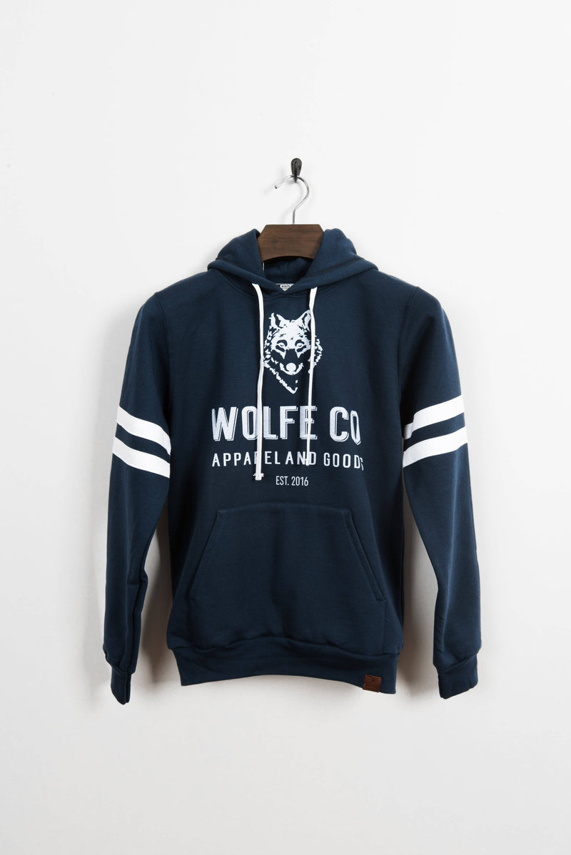 The Tradition Varsity Hoodie - Tops - Wolfe Co. Apparel and Goods