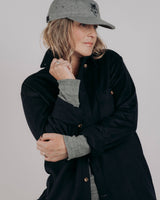 Melton Grey 5 Panel Cap - Hats - Wolfe Co. Apparel and Goods
