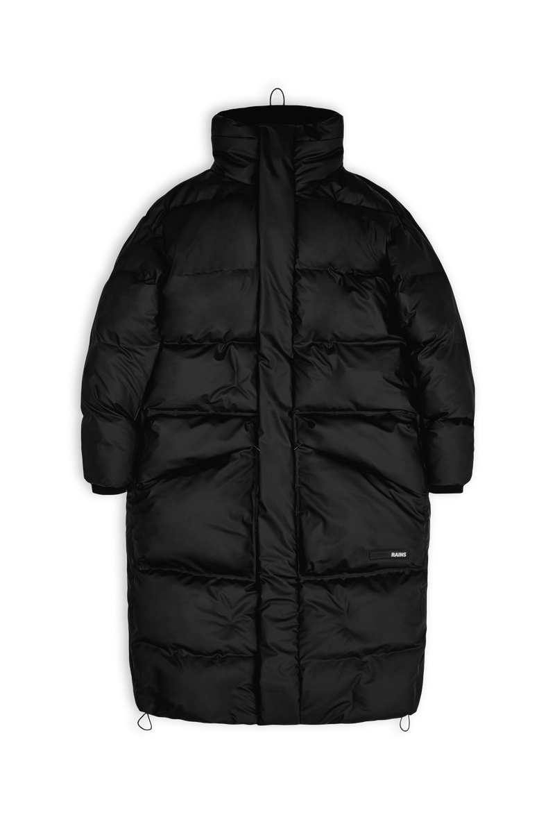 Black Block Puffer Coat - Outerwear - Wolfe Co. Apparel and Goods