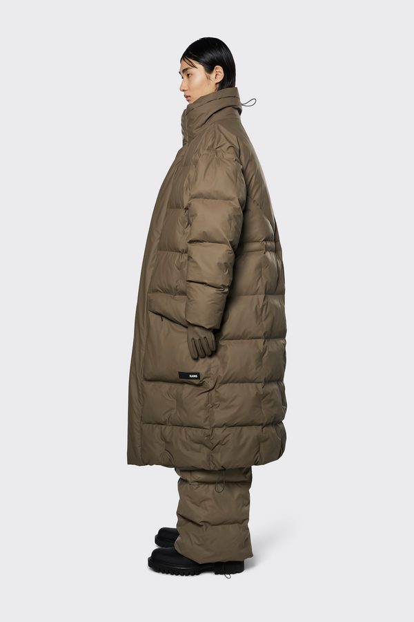 Wood Block Puffer Coat - Outerwear - Wolfe Co. Apparel and Goods