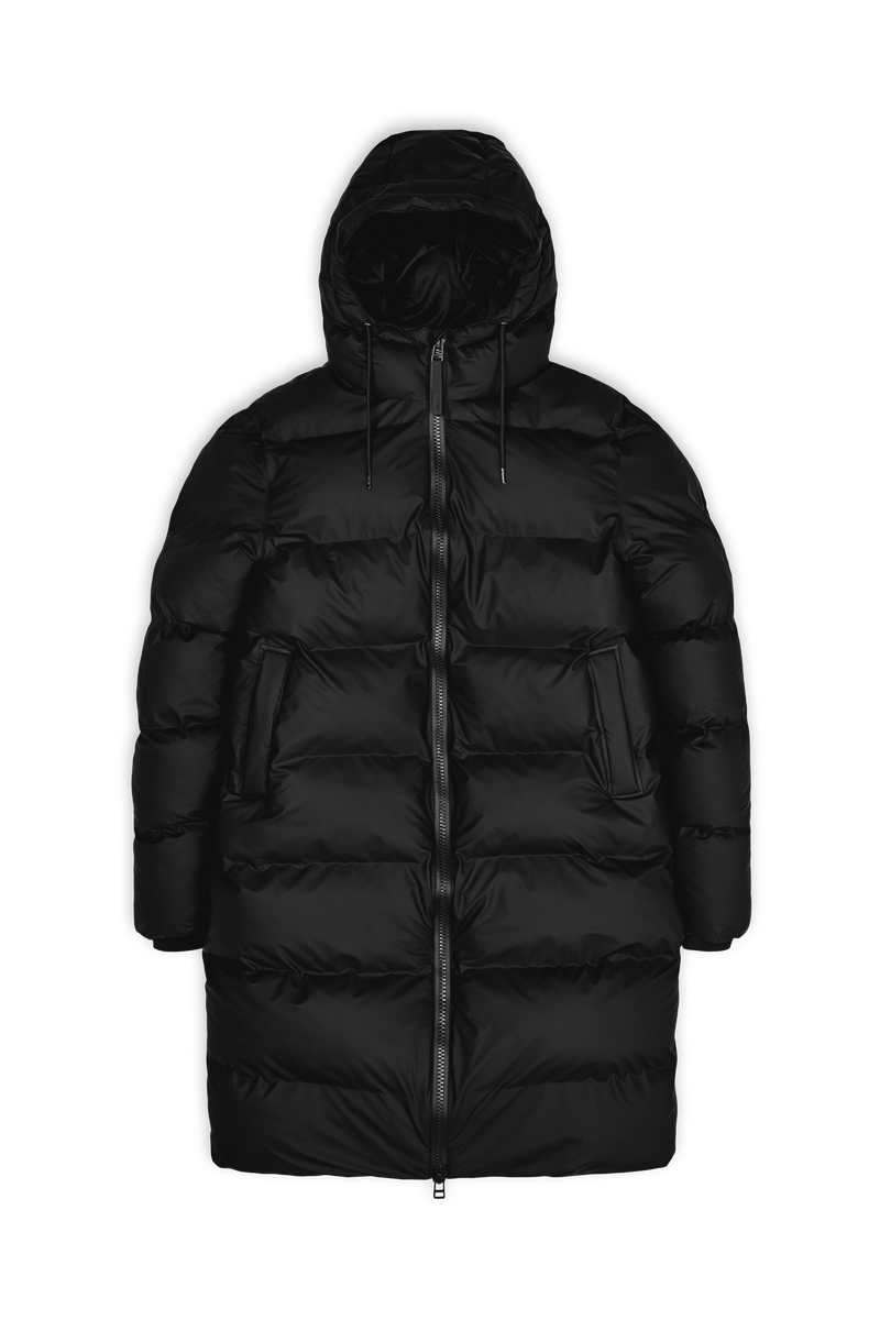 Black Long Puffer Jacket - Outerwear - Wolfe Co. Apparel and Goods