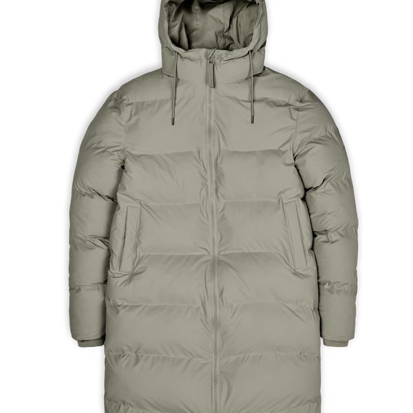 Rains long puffer jacket store
