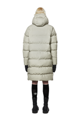Cement Long Puffer Jacket - Outerwear - Wolfe Co. Apparel and Goods