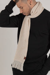 Longford Beige Scarf - Scarf - Wolfe Co. Apparel and Goods