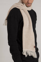 Longford Beige Scarf - Scarf - Wolfe Co. Apparel and Goods