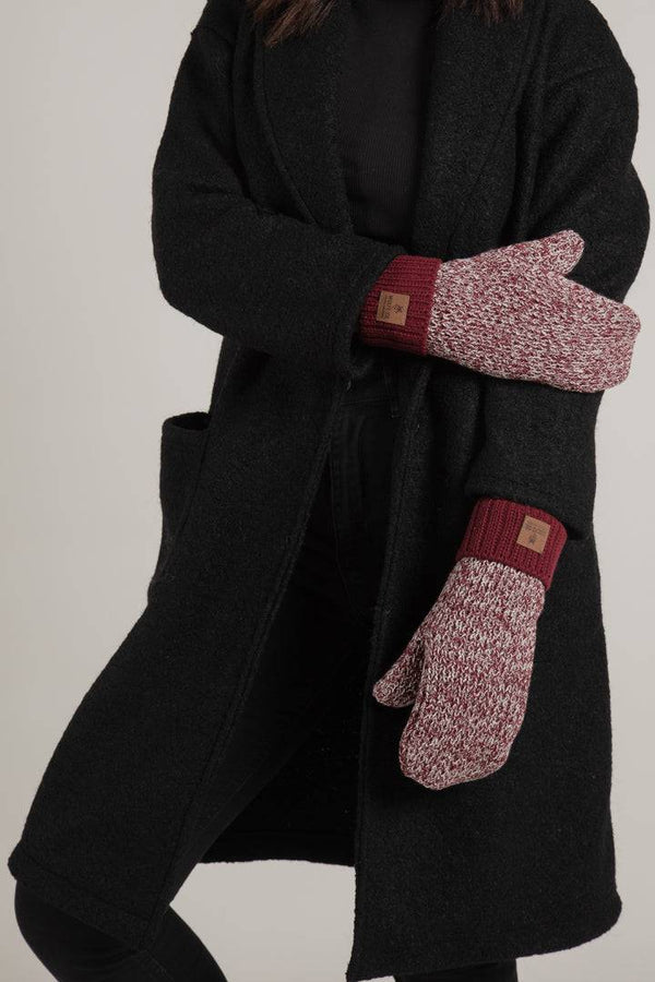 Peppermint Fleece Lined Mitts - Mitts - Wolfe Co. Apparel and Goods