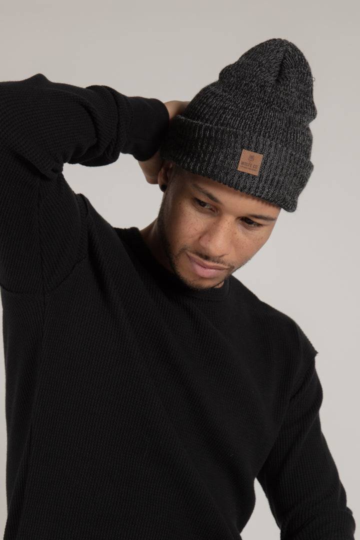 Charcoal Longford Ribbed Toque - Hats - Wolfe Co. Apparel and Goods