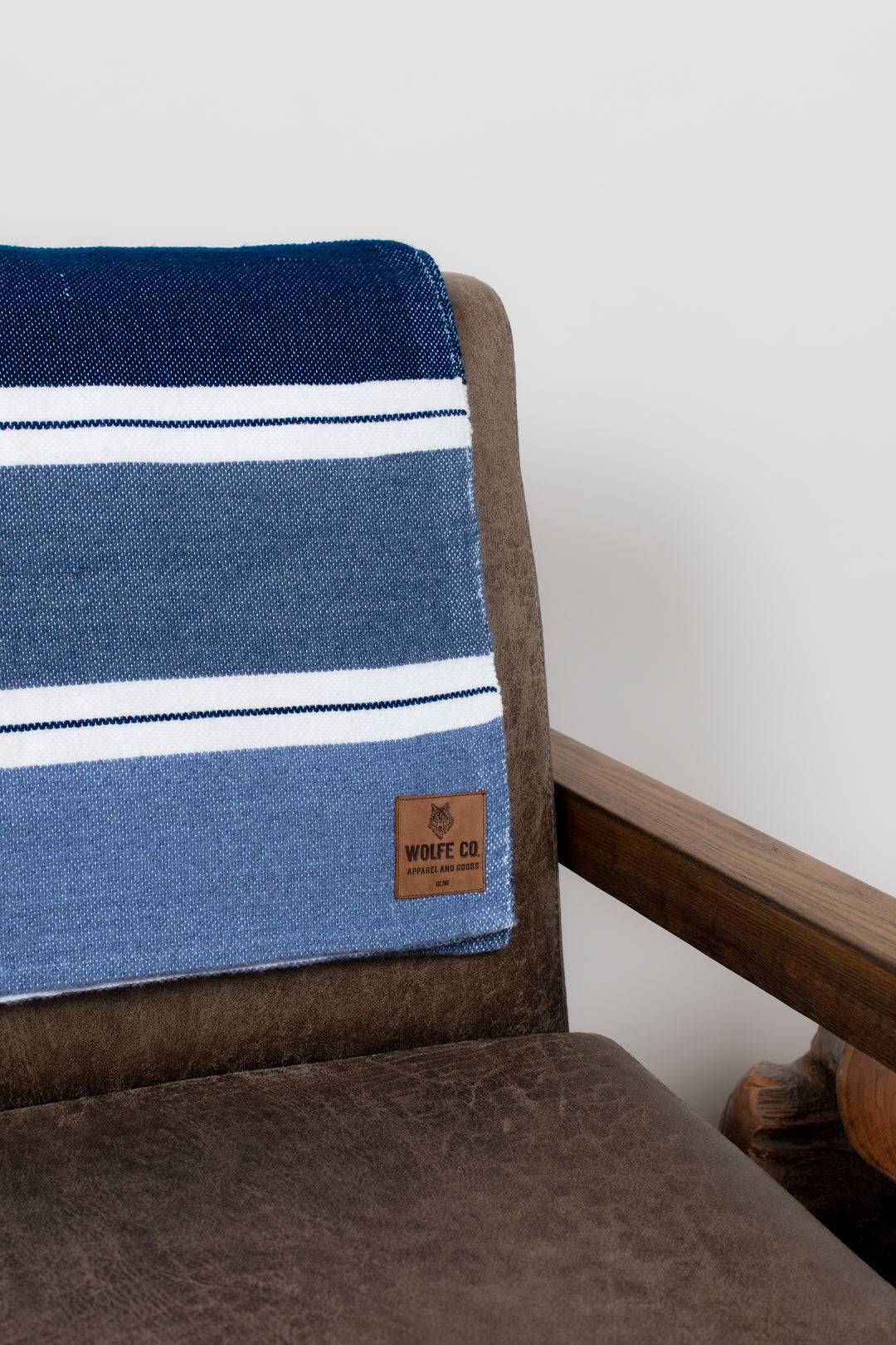 Denim Drummond Blanket - Blankets - Wolfe Co. Apparel and Goods