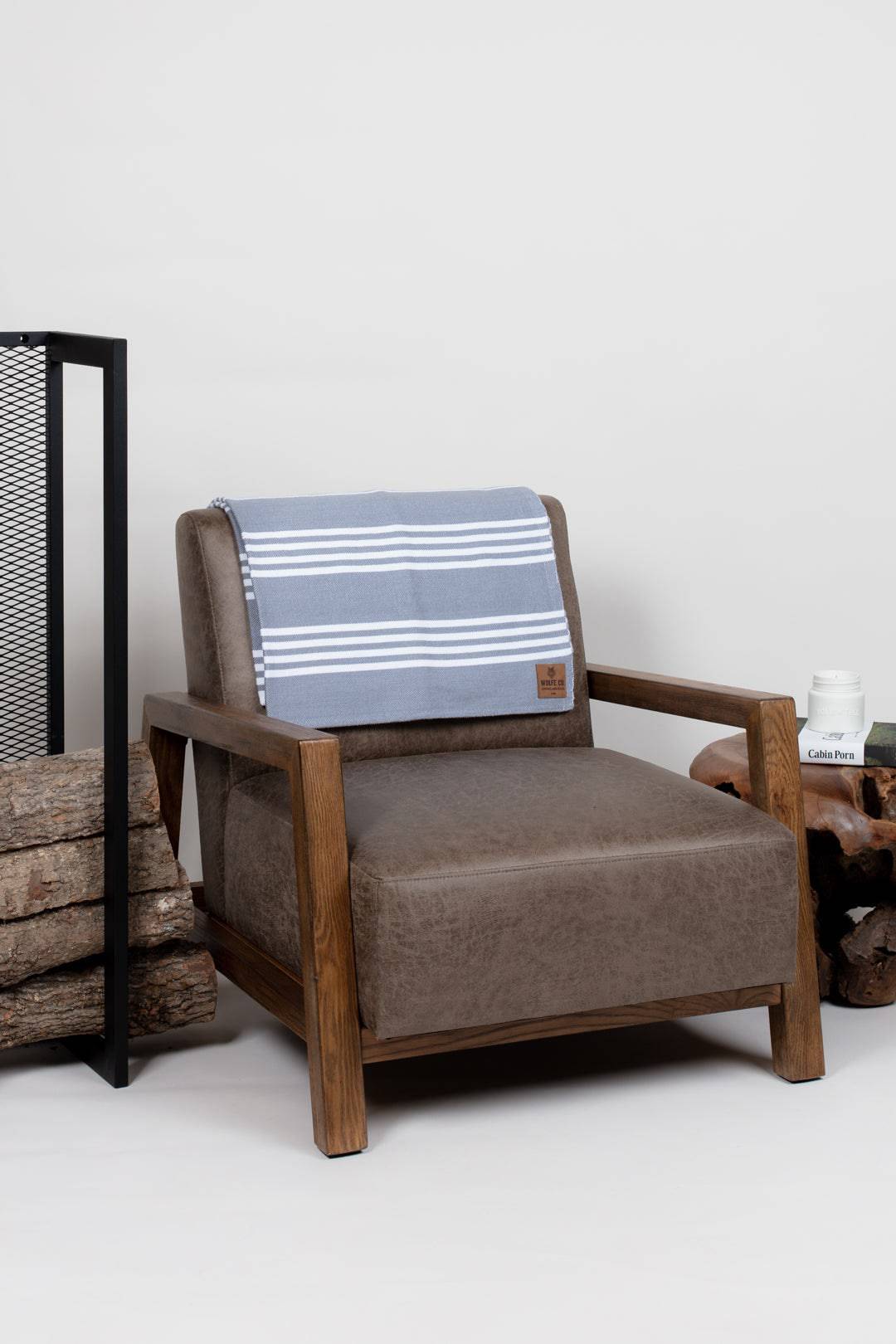 Grey Drummond Blanket - Blankets - Wolfe Co. Apparel and Goods