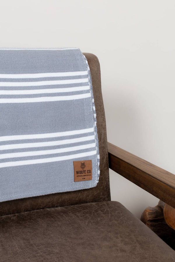 Grey Drummond Blanket - Blankets - Wolfe Co. Apparel and Goods