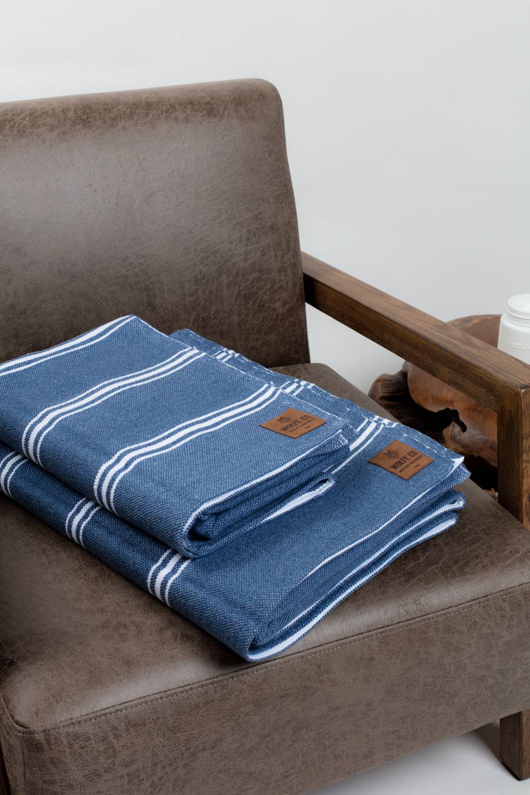 Navy Drummond Blanket - Blankets - Wolfe Co. Apparel and Goods
