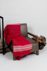 Red Drummond Blanket - Blankets - Wolfe Co. Apparel and Goods