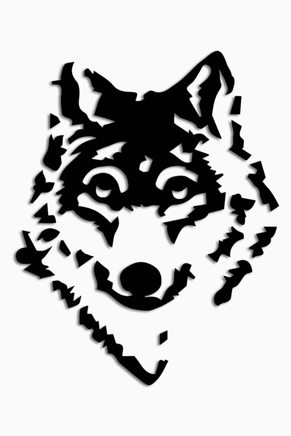 Dark Wolf Decal - Sticker - Wolfe Co. Apparel and Goods