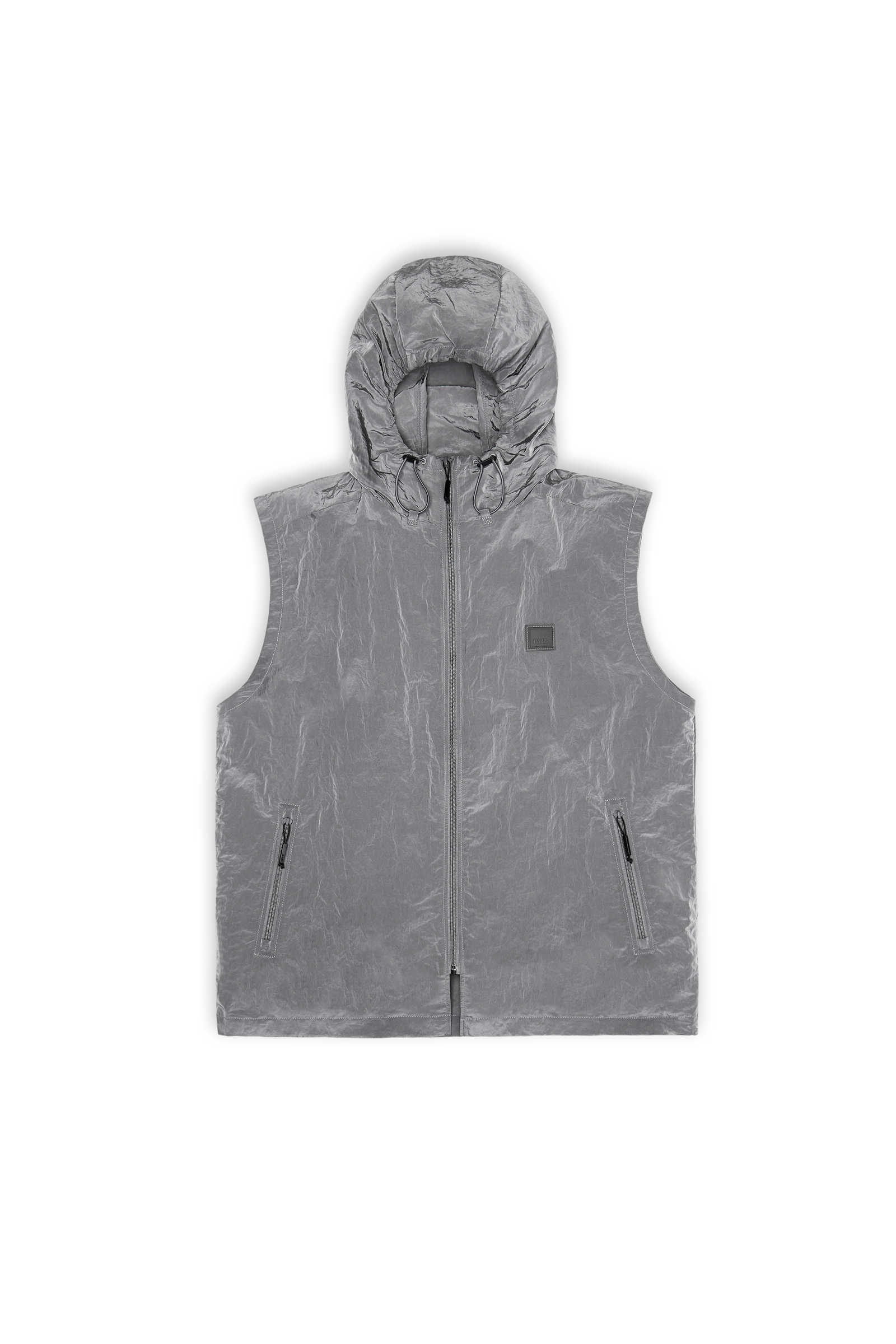 【SATIIIZ】Hocket nylon hooded vest SATIIIZ】Rod Nylon Hooded Vest SATIIIZ】Rod Nylon Hooded