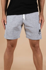 Men's Marled White Sweat Short - Bottoms - Wolfe Co. Apparel and Goods