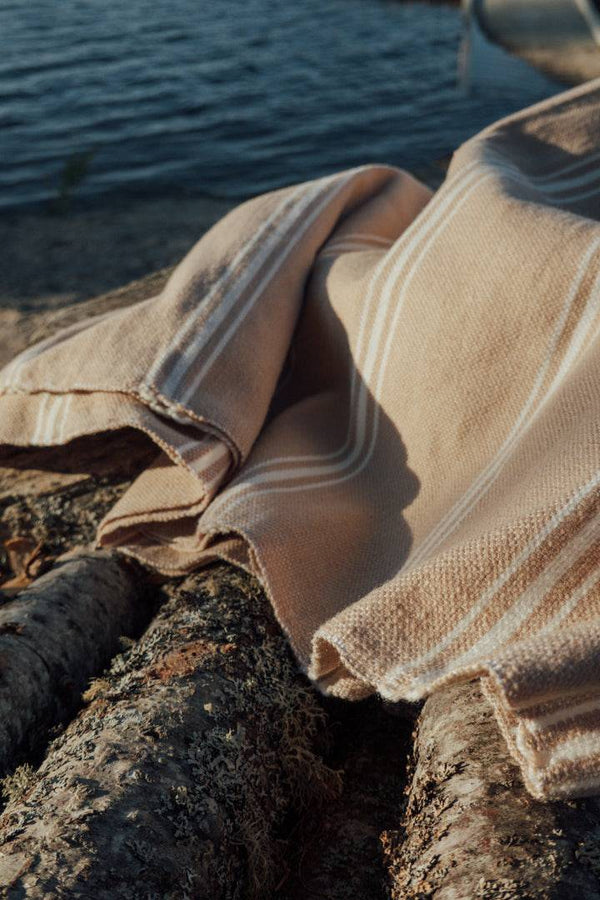 Beige Drummond Blanket - Blankets - Wolfe Co. Apparel and Goods
