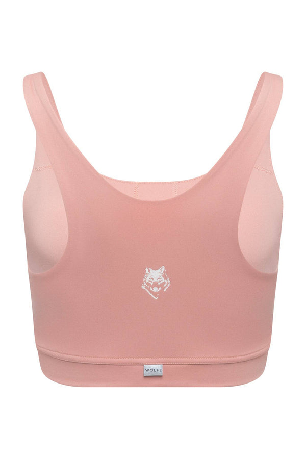 Thalia Blush Sports Bra - Tops - Wolfe Co. Apparel and Goods
