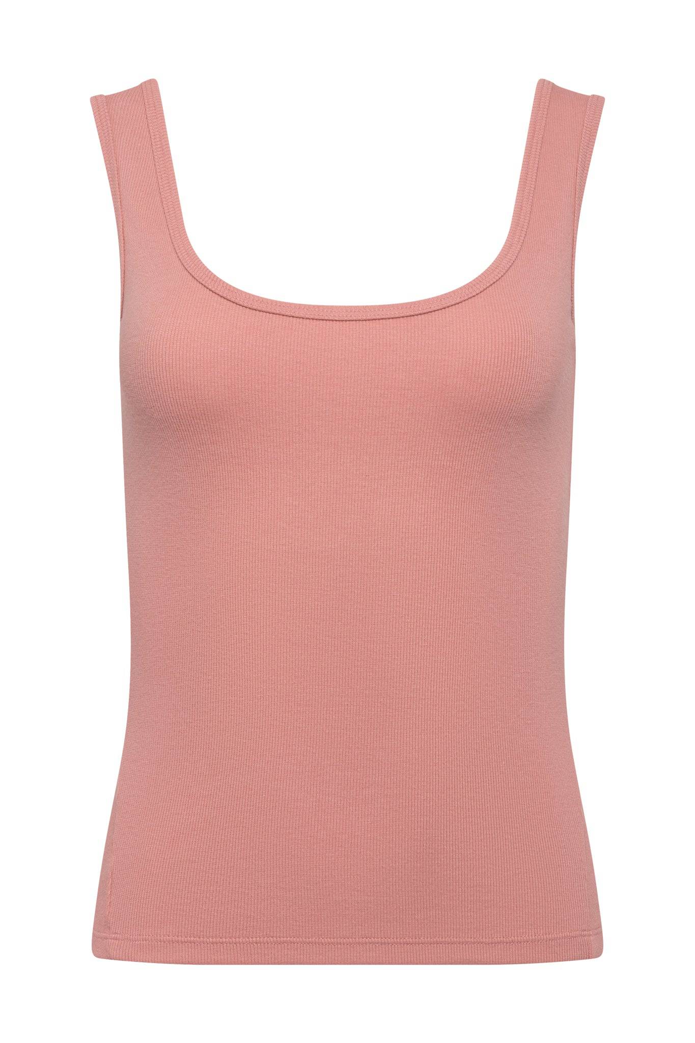 Aubrey Tank Rose - Tops - Wolfe Co. Apparel and Goods