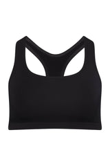 Black Paisley Lounge Bra - Activewear - Wolfe Co. Apparel and Goods